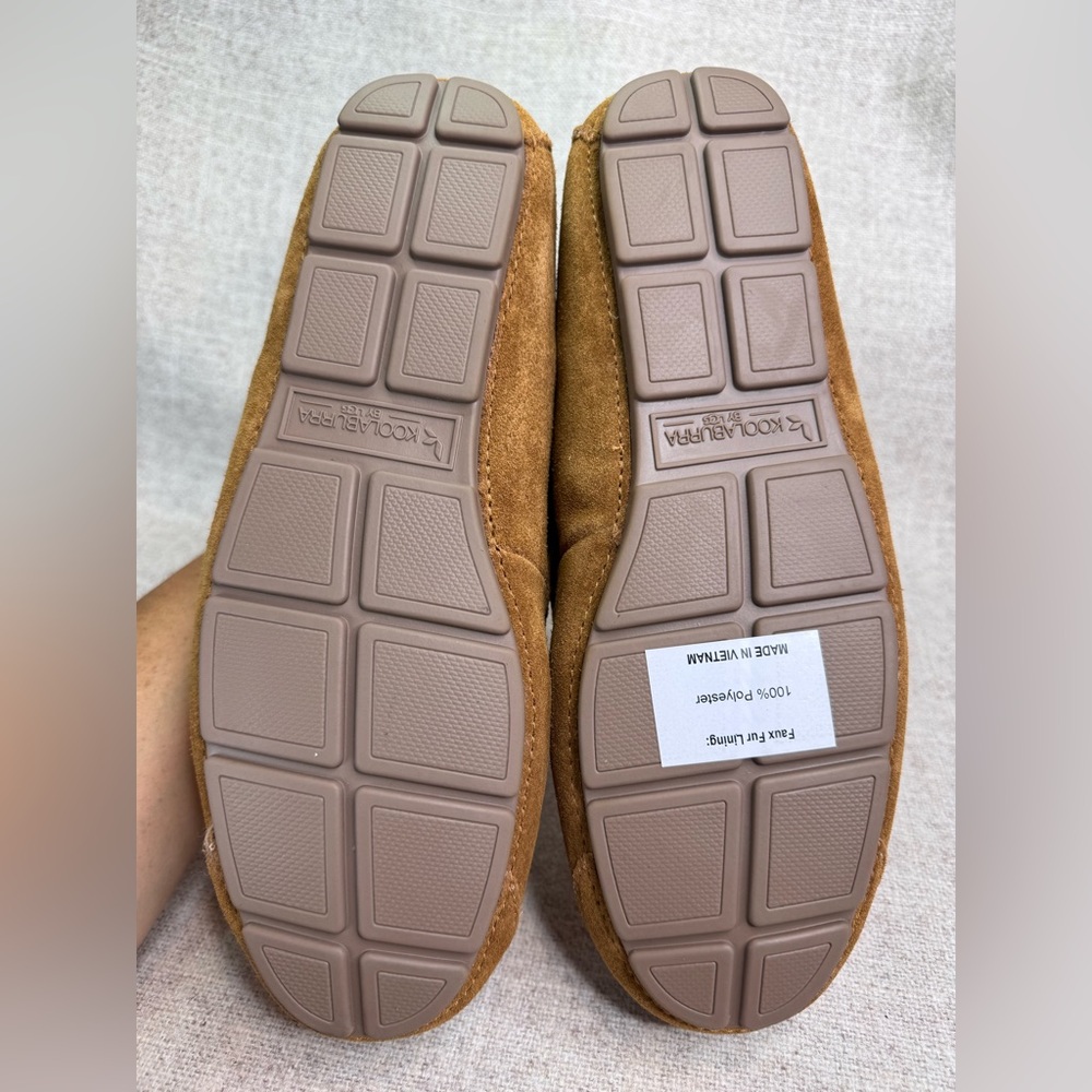 Koolaburra Men's Tan Suede Loafers - Picture 8 of 8